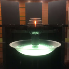火と水の演出オブジェ